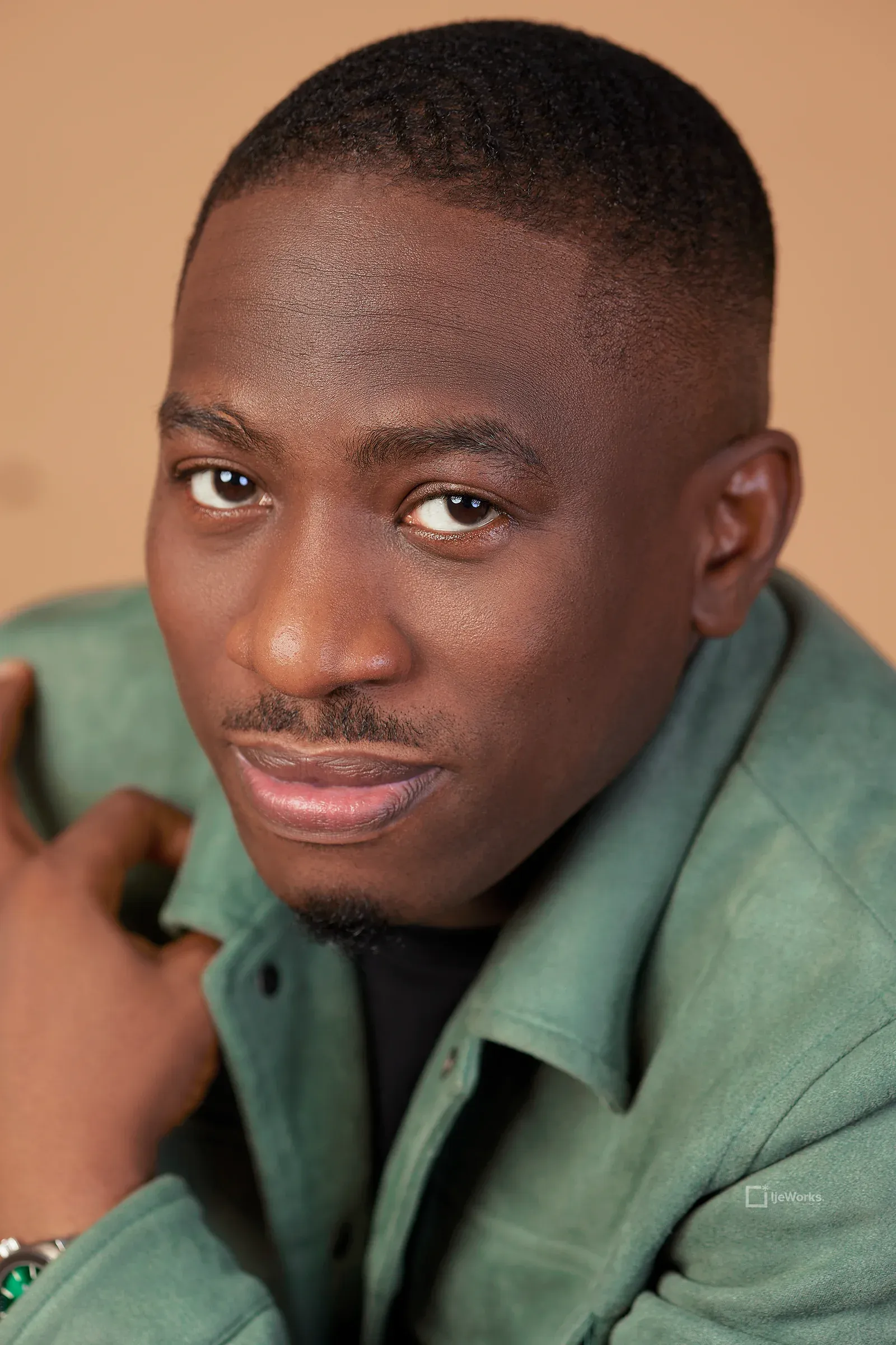 David Nkennor in a studio portrait.